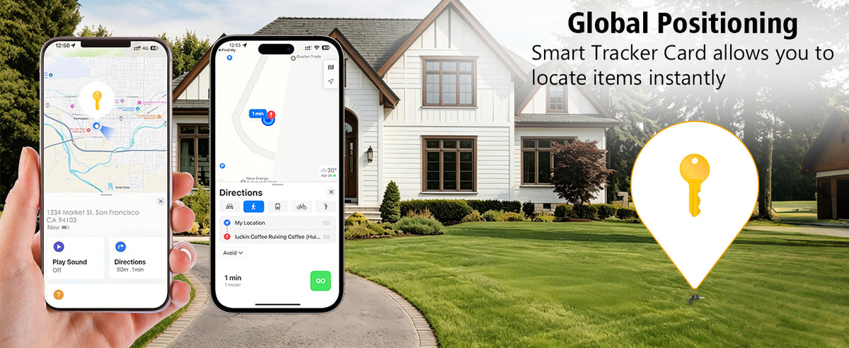Finding a wallet using the phone's finding network